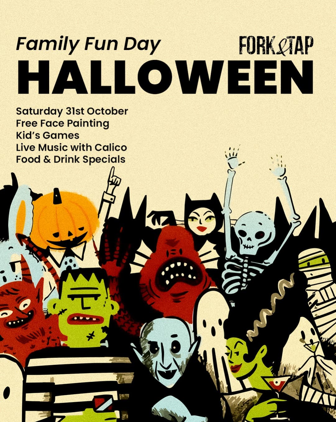 Halloween Family Fun Day with Calico
