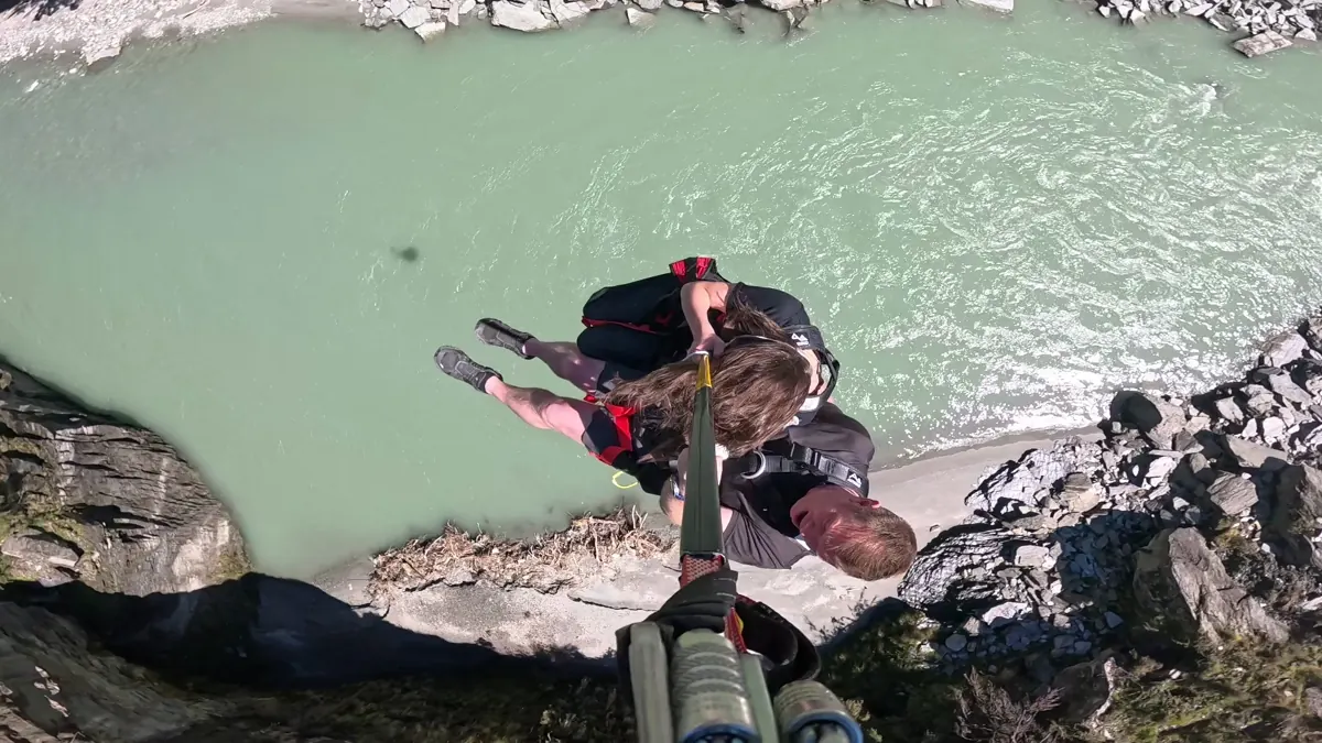 Out over the Shotover.