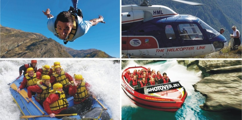 Awesome Foursome - Bungy Jet Heli Raft