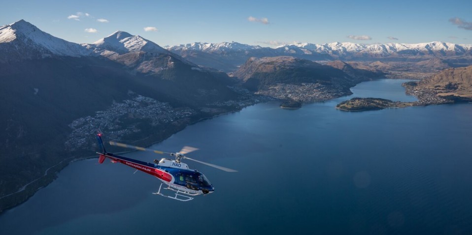 Helicopter Flight - Alpine Snow Landing