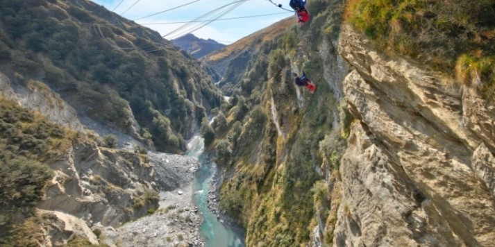 Skydiving & Canyon Swing Combo